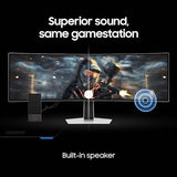 Samsung Odyssey OLED G93SC 49-Inch Curved Gaming Monitor with QD-OLED, 240Hz Refresh Rate, 0.03ms Response, DQHD, G-Sync Compatible, AMD FreeSync Premium Pro and Height-Adjustable Stand, 3-Year Warranty, LS49CG932SNXZA