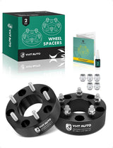 YHTAUTO 2-Piece 5×120 Hub-Centric Wheel Spacers for 1991-2011 BMW 1/3/5/6/7/8, M3, M5, M6, Z3, Z4, and Z8, M12x1.5 Studs, 72.56mm Hub Bore, 5-Lug, Black