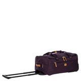 Brics X-Bag 21×22 Carry-On Rolling Duffle Bag in Violet