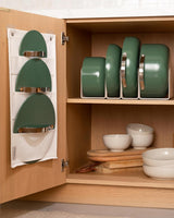 Caraway Deluxe 16-Piece Sage Ceramic Nonstick Cookware Set with Pots, Frying Pans, Lids, and Kitchen Storage, PFAS and PFOA Free, Oven Safe and Compatible with All Stovetops