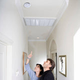 Firex Hardwired Smoke Detectors with Front-Load 9V Battery Backup Door, 6-Pack