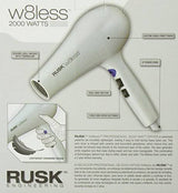 Rusk W8less Hair Dryer with 2000 Watts and Lightweight Design