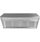 48-Inch GE Profile Externally Vented Range Hood in Stainless Steel