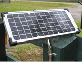 GC Ghost Controls TSS1XP Solar Automatic Gate Opener Kit for Swing Gates Up to 20 Feet, Heavy-Duty Single-Gate System