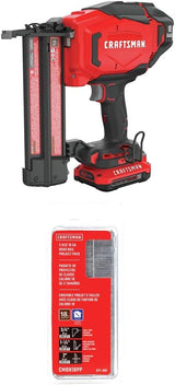 CRAFTSMAN V20 Cordless Brad Nailer Kit with 18GA Nail Capacity, CMCN618C1