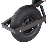 4 Cu. Ft. Poly Wheelbarrow with Red Tub, True Temper PW4UT24