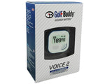 GolfBuddy Voice 2 Talking Golf GPS Rangefinder, Grey