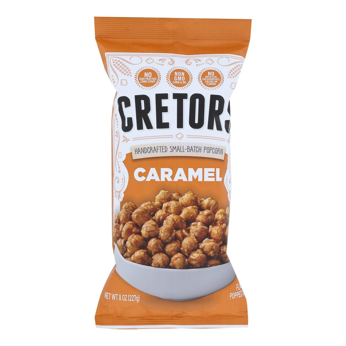 GH Cretors Caramel Popped Corn, 12-Pack of 8 oz