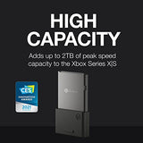 2TB Seagate Storage Expansion Card for Xbox Series X|S, NVMe Solid State Drive with Quick Resume and Plug & Play, Licensed STJR2000400, Black