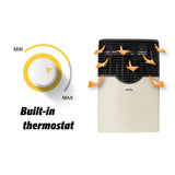 Martin 8,000 BTU Direct-Vent Propane Wall Furnace with Built-In Thermostat
