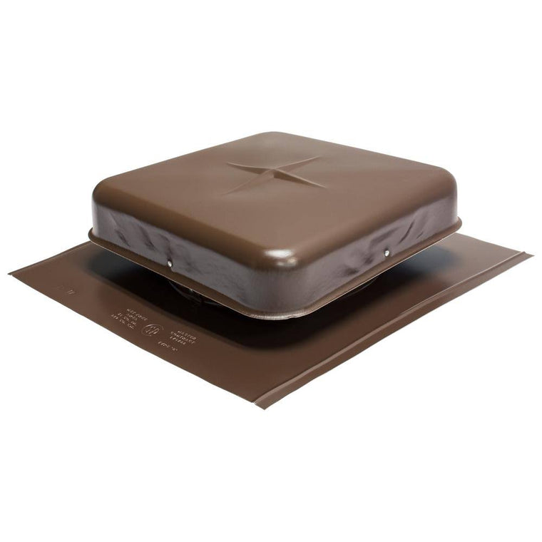 Air Vent RVA51BR Square Aluminum Roof Vents in Brown, Pack of 12