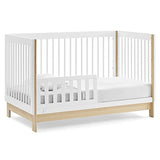 GAP babyGap Tate 4-in-1 Convertible Crib, GREENGUARD Gold Certified, Bianca White and Natural