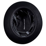 Mens Bailey Jett Pork Pie Hat, Black, Size 7 5/8