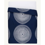 Marimekko Fokus 221439 Twin Duvet Cover Set in Navy