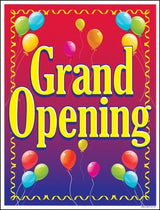 Grand Opening Window Sale Sign Posters for Retail Businesses and Storefronts, P70-38 x 50