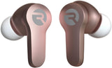Raycon The Work True Wireless Earbuds in Jet Silver, Bluetooth In-Ear Headset with Microphone, Stereo Sound, 32 Hours of Battery Life and Three Sound Profiles