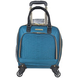 Aimee Kestenberg Florence 4-Wheel Underseat Carry-On, Teal
