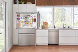 Bosch 800 Series Counter-Depth Smart Refrigerator, 20.5 Cu. Ft. with 4-Door French Door Configuration, Stainless Steel