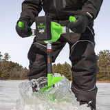 ION G2 8 Electric Ice Fishing Auger with Two High-Performance 4Ah 40V MAX Gen 2 Lithium-Ion Batteries