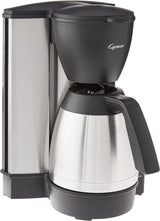 Capresso 485.05 MT600 Plus Programmable Coffee Maker with 10-Cup Capacity, Thermal Carafe and Black Finish