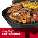 George Foreman Silver Electric Grill for 12+ Servings, Up to 15