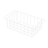 3-Piece Pearl White Freezer Basket Set with Handles, Wire Storage Organizers for Chest and Upright Freezers, Refrigerator Divider Containers
