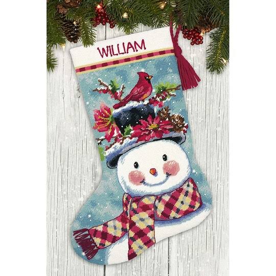 Snowman Needlepoint Craft Kit by Dimensions, Available from Michaels