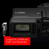 Panasonic Lumix LX100 II Digital Camera, DC-LX100M2, 21.7 MP Four Thirds Sensor with 24-75mm Leica DC Vario-Summilux F1.7-2.8 Lens, Wi-Fi, Bluetooth and 3-Inch LCD, Black