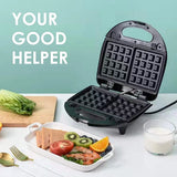 Multifunctional Breakfast Maker by Shinysix, Stainless Steel Electric Appliance for Bread, Waffles, Panini, Heating, and Steak