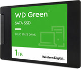 Western Digital WD Green 1TB Internal SSD, SATA III 6 Gb/s, 2.5-Inch 7mm Drive with Up to 550 MB/s Read Speed, WDS100T2G0A