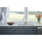 Moen Kaden Kitchen Faucet with Single Handle, Pull-Down Sprayer, and Stainless Finish