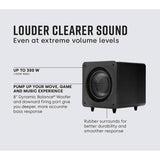 Polk Audio PSW111 8-Inch Compact Powered Subwoofer, Black