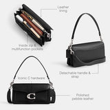 Coach Tabby Shoulder Bag 26 Refresh in Polished Pebble Leather for Women