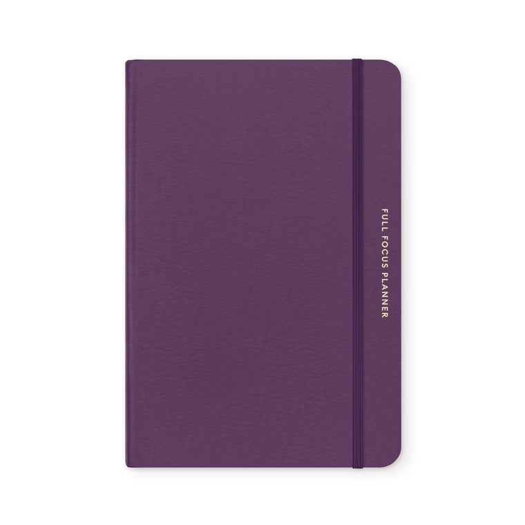 Eggplant Full Focus Planner for Organized Goal and Schedule Planning