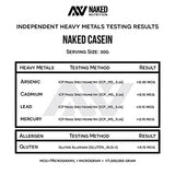 NAKED nutrition Naked Casein Vanilla Micellar Casein Protein, 5 Pound Bulk with 61 Servings, GMO-Free, Gluten-Free, Soy-Free, and Preservative-Free Formula