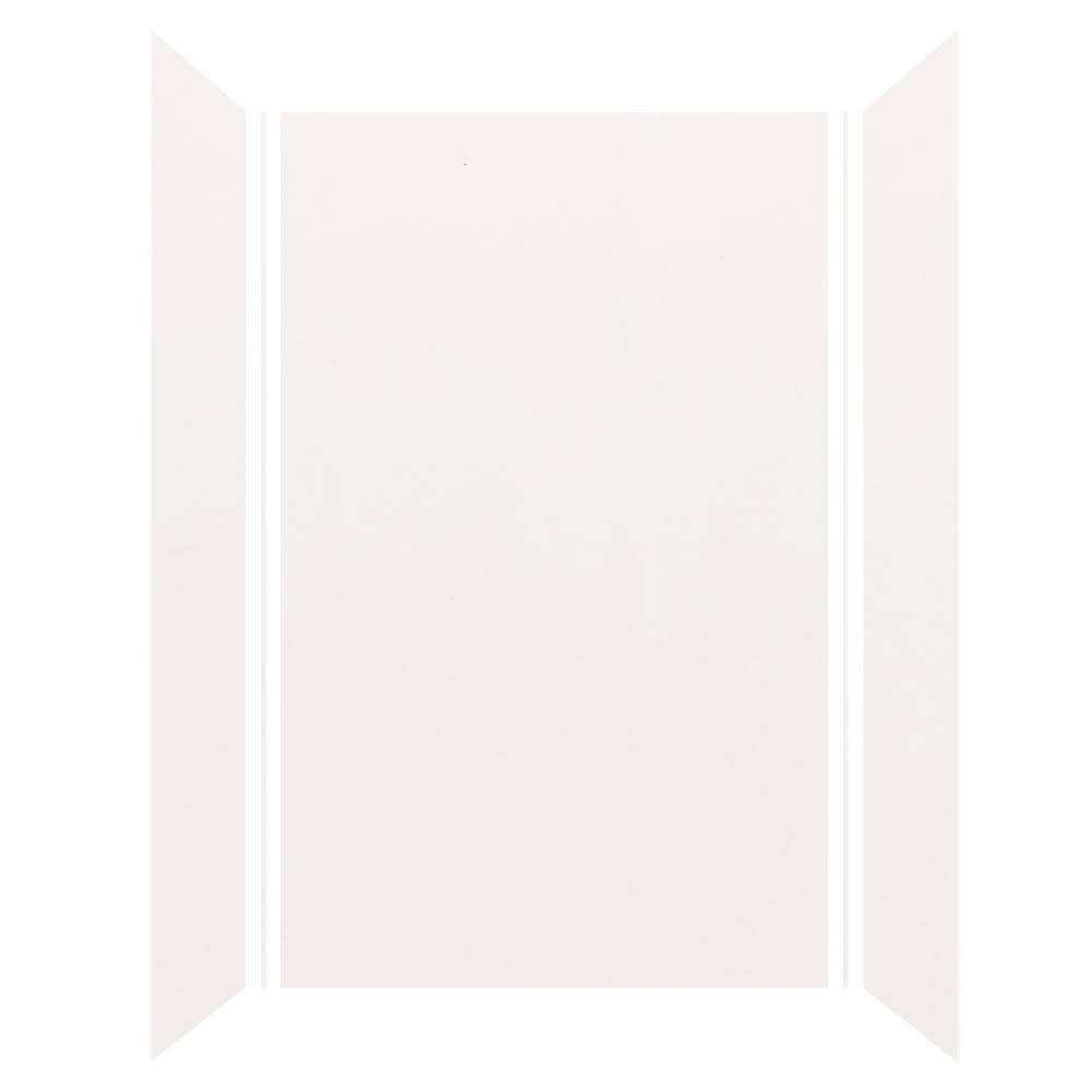 Transolid Expressions Tub/Shower Wall Kit, 32-in x 60-in x 96-in, White