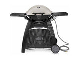 Weber Q-3200 Natural Gas Grill in Titanium/Beige