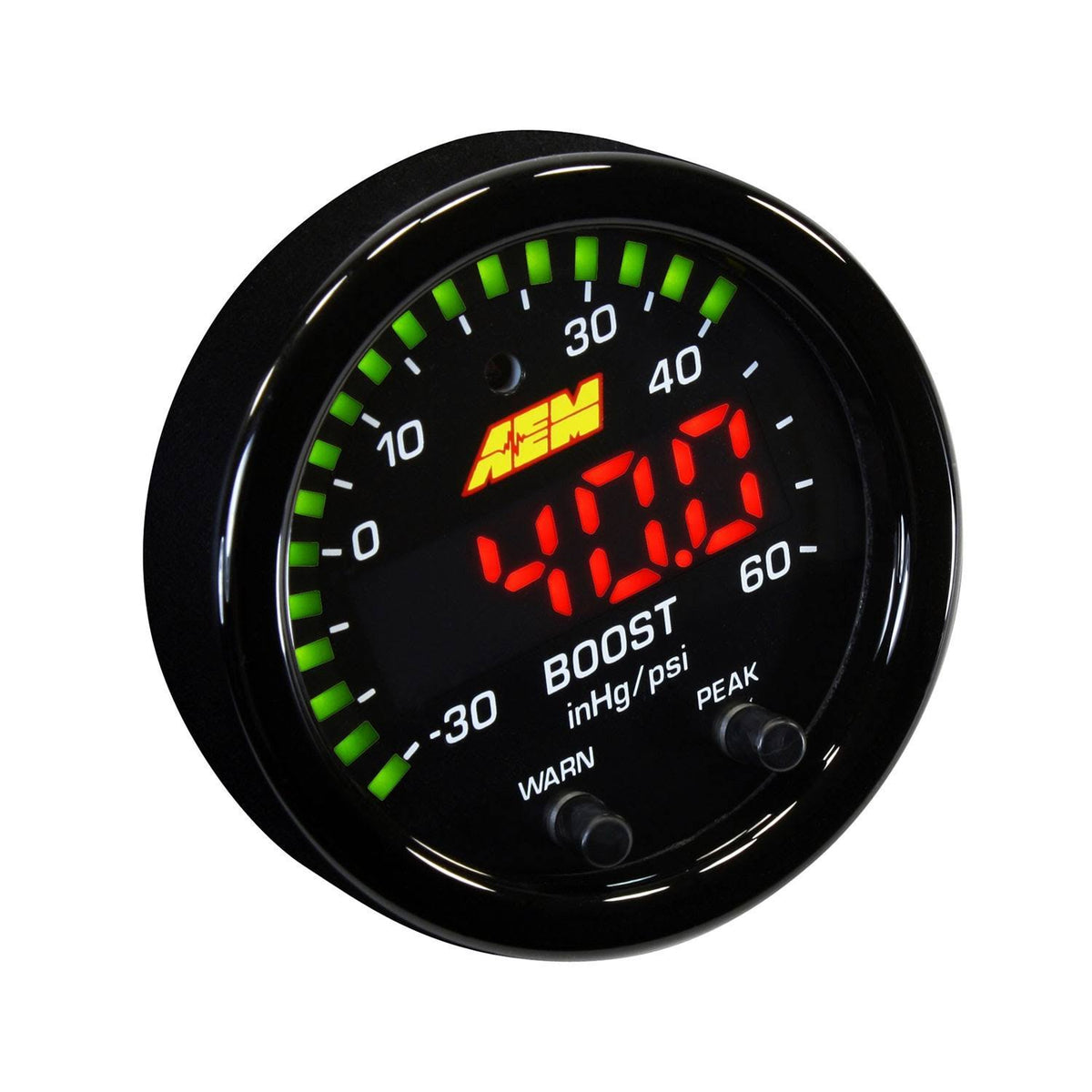 AEM X-Series 30-0308 Boost Pressure Gauge