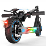 Foldable Adult Electric Scooter with APP Control, 19/25 Mph Max Speed and 21/25/35 Miles Range, 350/500/600W Motor, 8.5/10 Inflatable Tires, UL 2272 Certified