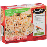 Stouffers Vegetable Lasagna Frozen Meal, 10.5 oz, Pack of 12