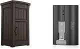 Keter Delivery Box with Lockable Porch Storage Compartment for Secure Package Protection, Brown