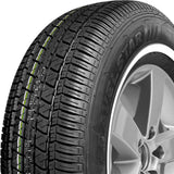 Set of 4 Travelstar UN106 All-Season Tires, 155/80R13 79T, Compatible with 1988-92 Toyota Corolla LE and 1995-96 Toyota Tercel DX