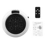 JahyShow 900W Plug-In Electric Heater Fan with Remote Timer and Digital Thermostat for Wall Sockets