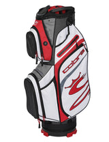 Cobra Golf 2020 Ultralight Cart Bag in Black, High Risk Red, and White