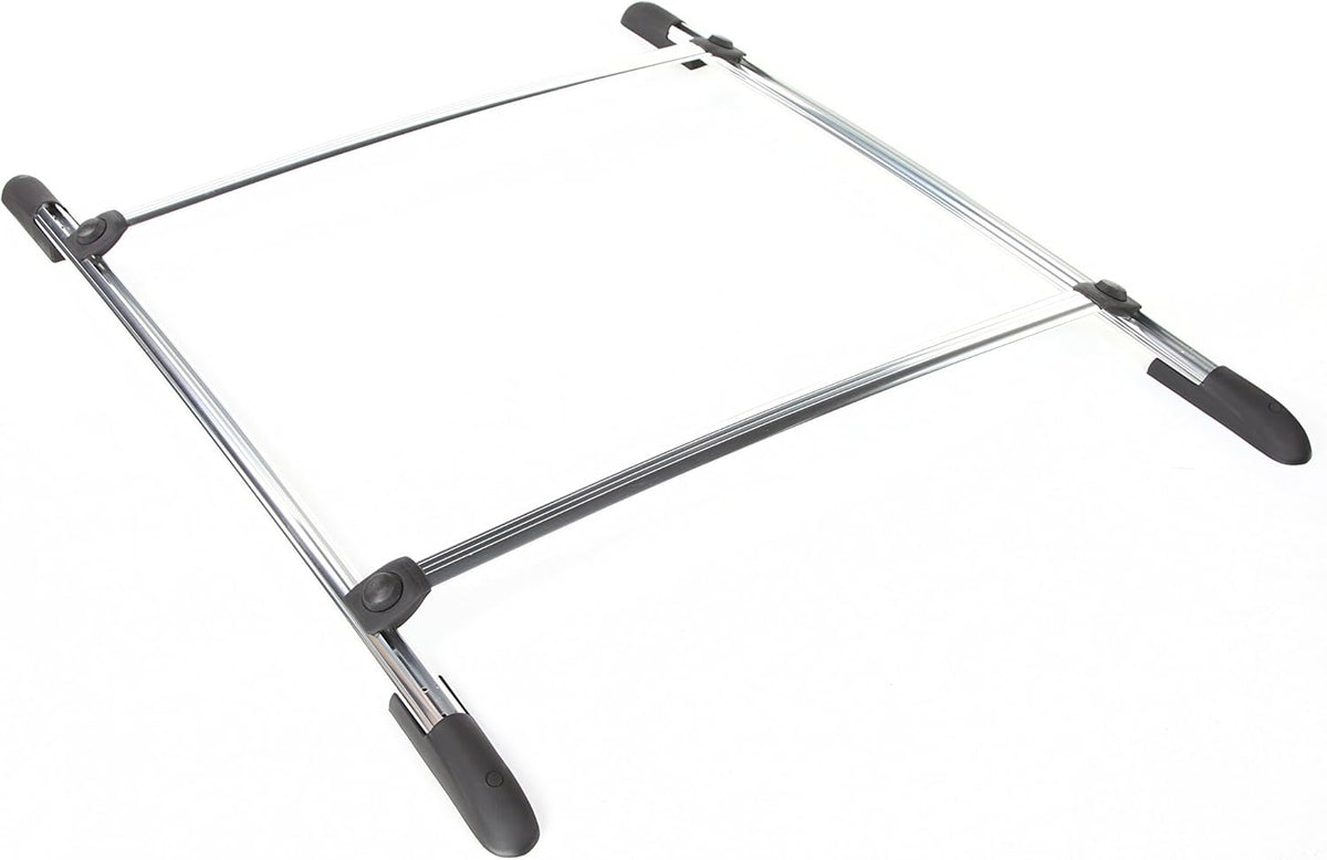 Perrycraft DS4045-B DynaSport Drill-In Roof Rack, 40 in. Wide x 45 in. Long, Black Finish