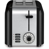 Cuisinart 2-Slice Toaster with Stainless Steel Housing and Black Finish