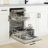 Bosch 800 Series Built-In Dishwasher with Top Controls, 18-Inch, Smart Features, 3rd Rack and 44 dBA, Custom Panel Ready