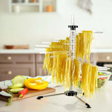 OVENTE ACPPA900C Collapsible Pasta Drying Rack with BPA-Free Acrylic Rods, 1.2 lb Capacity for Homemade Noodles