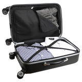 New York Rangers NHL 20-Inch Carry-On Spinner with Black Hardcase