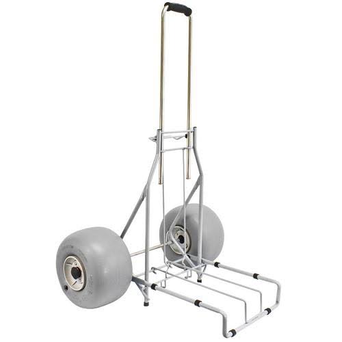 Wheeleez WZ1-BCF Folding Beach Cart Crafted with Polyurethane Wheels